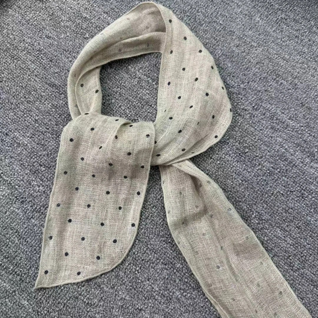 【张小姐推荐】韩版百搭薄款夏季防晒窄版小长巾