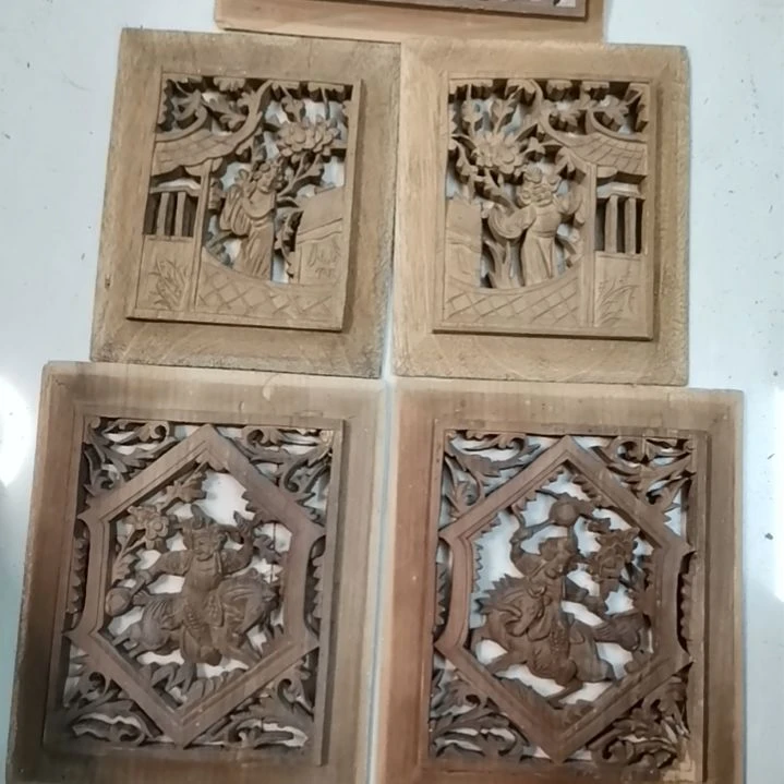 【闪购商品】雕刻木材云*