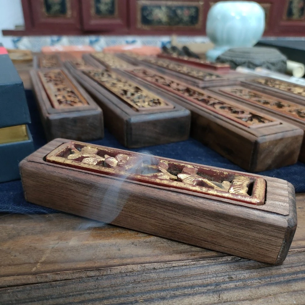 不要乱拍，直播间买多少拍多少线香盒老木雕花板文创产品