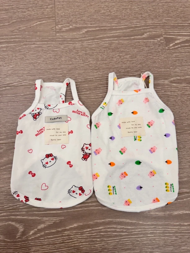 【夏季清仓】【no退no换】全棉系列背心猫狗通用德文无毛猫背心上衣