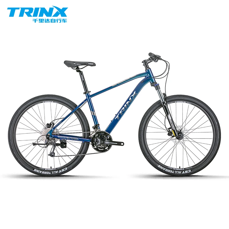 TRINX/千里达M700EIite山地自行车27速油压碟刹运动健身可锁前叉