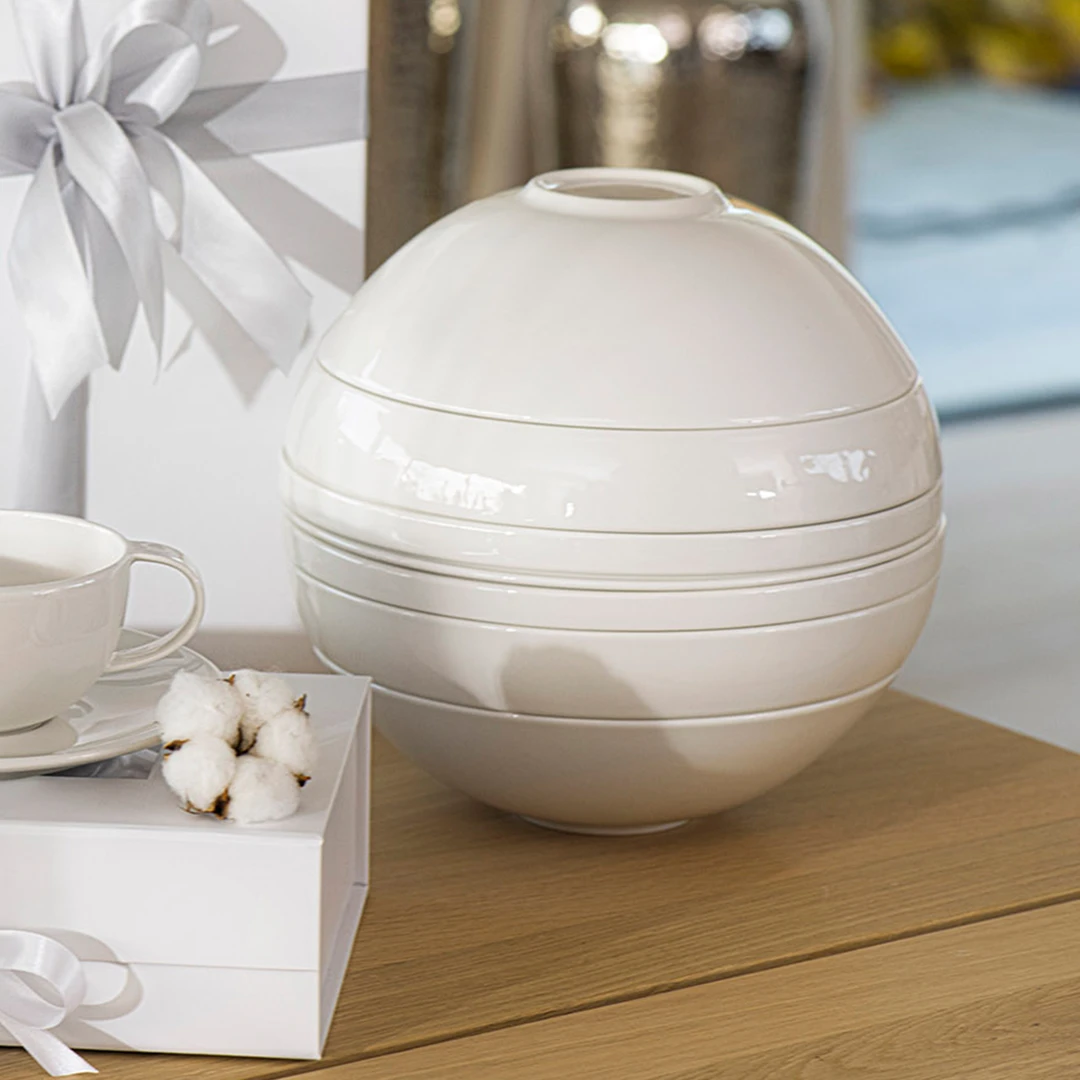 德国唯宝 拉布尔餐球 白色  盘子餐具