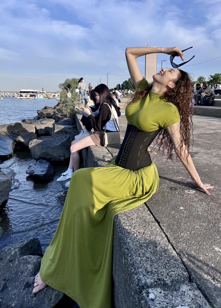 【易大美】四季款网纱【加强版】束腰塑形产后运动健身