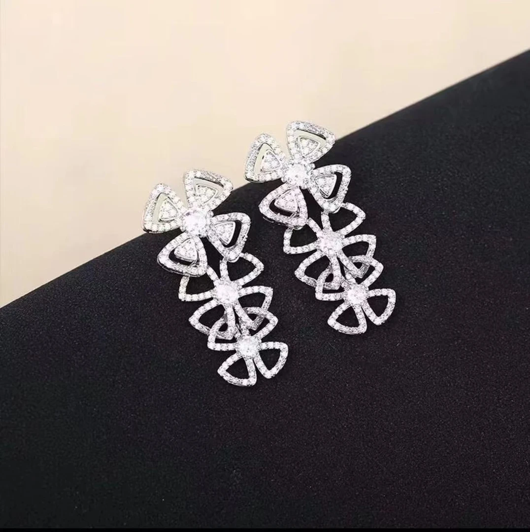 非金属仿水晶耳饰 雪儿定制 轻奢高级感气质个性蝴蝶的故事耳饰