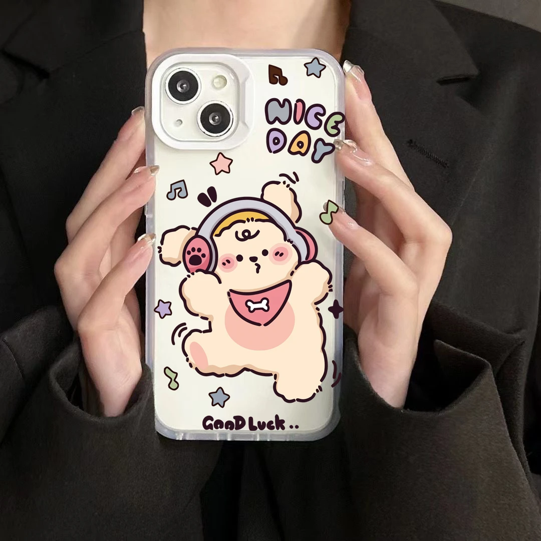 苹果小米oppovivo华为适用iPhone12/13/14/15手机壳高级感创意软
