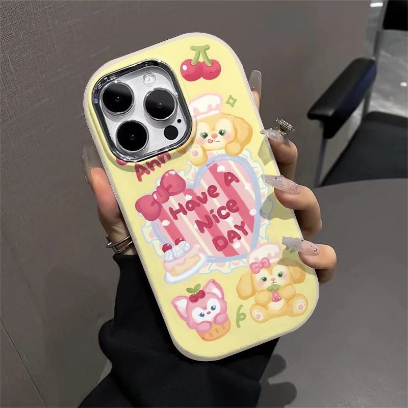 新款苹果iphone15软壳OPPO荣耀华为小米vivo奶油手机壳个性创意女