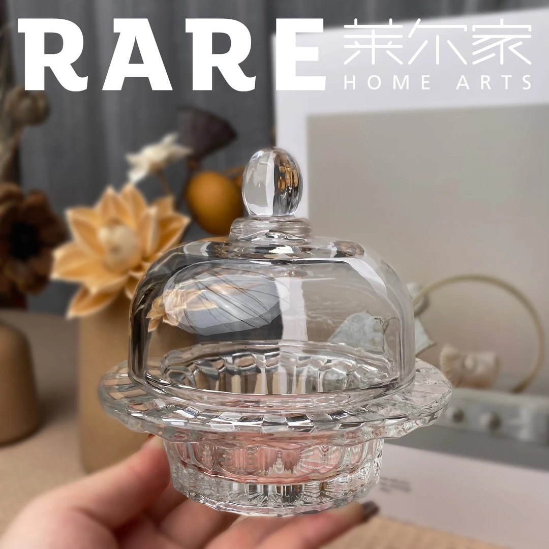 中式燕窝碗银耳盅玻璃带盖透明精致高级家用甜品碗坚果碗小汤盅