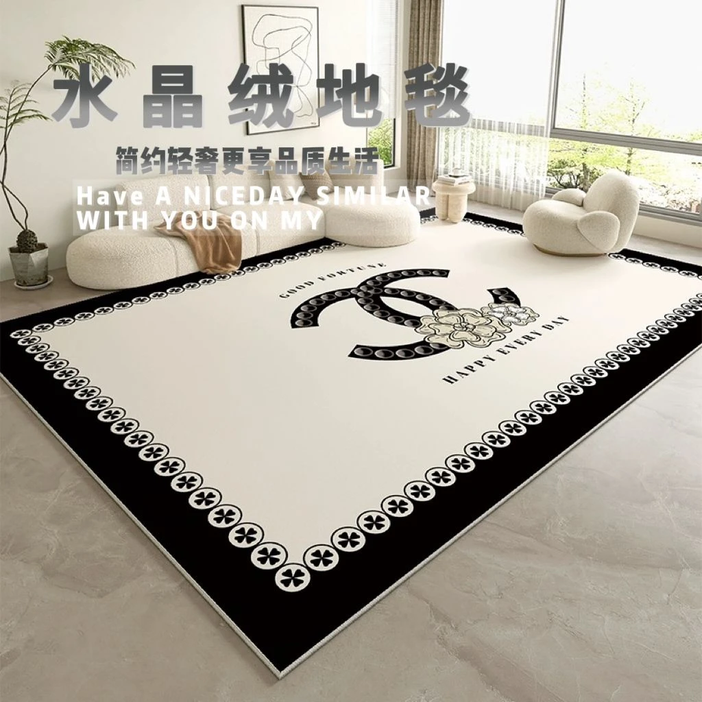 香风客厅地毯家用书房防污免洗可擦耐脏打理新款轻奢高级地垫