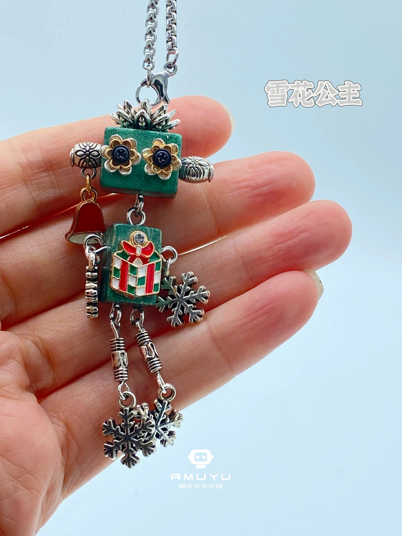 钛钢项链 【圣诞限量款】个性时尚项链/挂件仙女必备好物手工公主