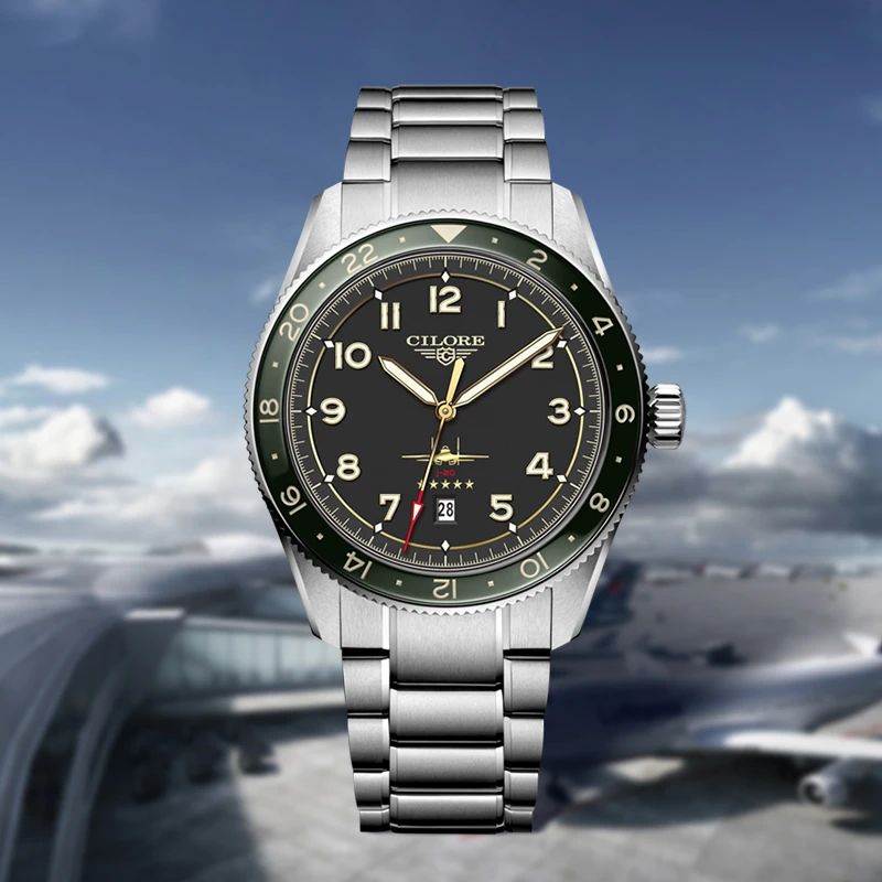 CILORE/西罗 五星上将高端全自动机芯机械男表CL2032