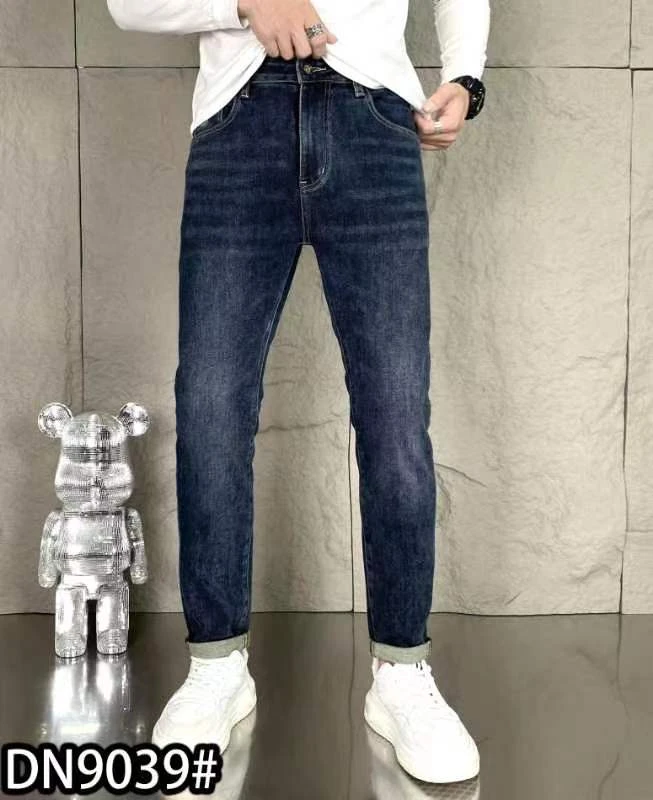 秋冬新品男士简约百搭弹力牛仔长裤DN9039