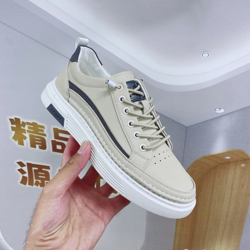 【断码】男士舒适软底百搭休闲鞋秋季时尚皮鞋低帮小白鞋1172