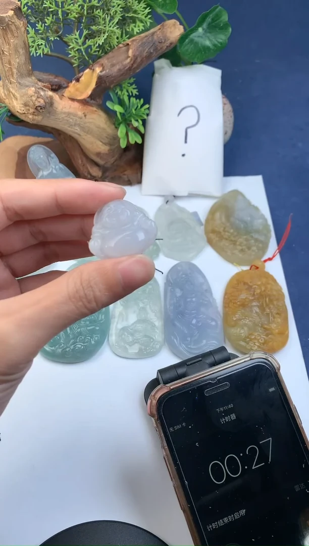 【闪购商品】定制翡翠未镶嵌3906毛货不退不换