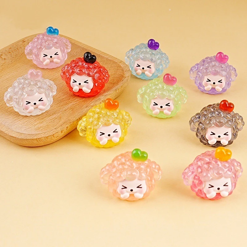 细闪夜光铃铛福气团子