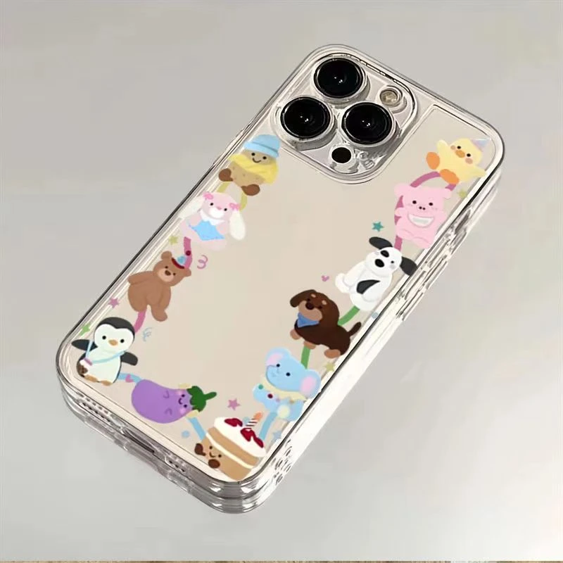 森贝儿家族iPhone15promax华为小米手机壳/11promax/简约14plus潮