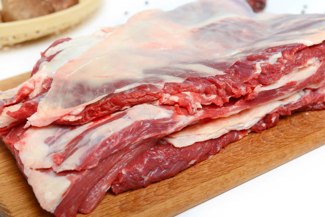 河北黄牛肉(鲁西黄牛肉)鲜牛腩肉肥瘦相间 5斤包邮 顺丰包邮