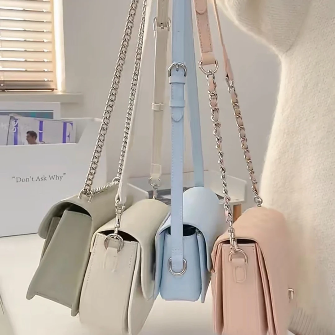【LQ订制】手工打造真皮女士新款包链条10410