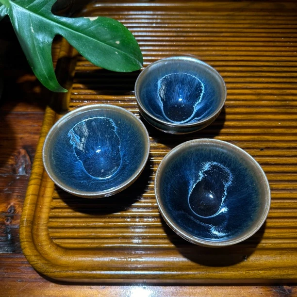 清龙窑 巫清龙传统柴烧纯手工原矿原釉建盏茶杯茶具（非主图产品）