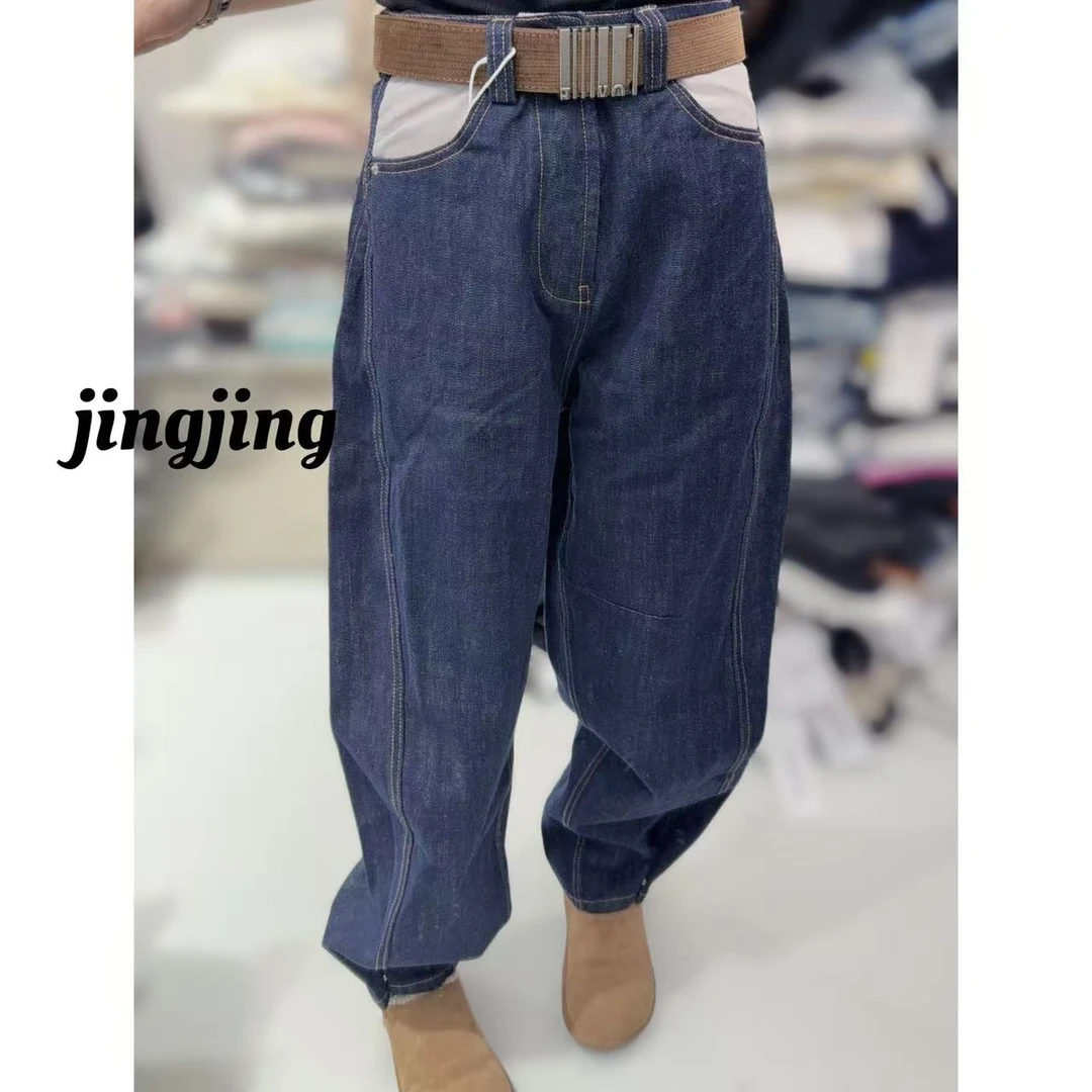 冬季新款休闲百搭弯刀牛仔裤（68102）