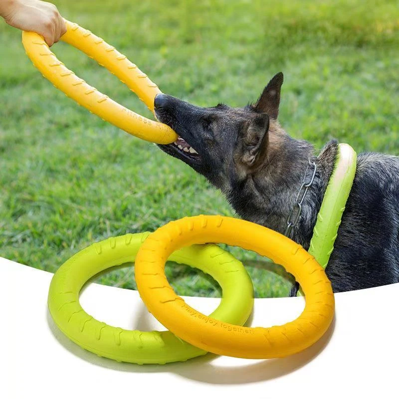 宠物玩具球带绳大拉环eva球类玩具狗狗训导耐咬训犬户外马犬浮水