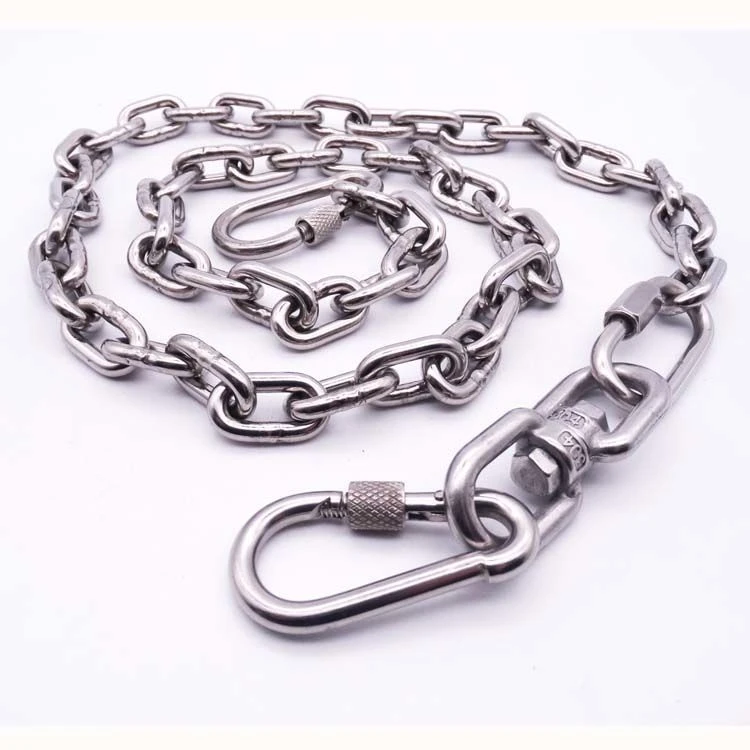 304不锈钢狗链子正宗防锈款式防咬P链牵引绳金毛栓狗中小大型犬
