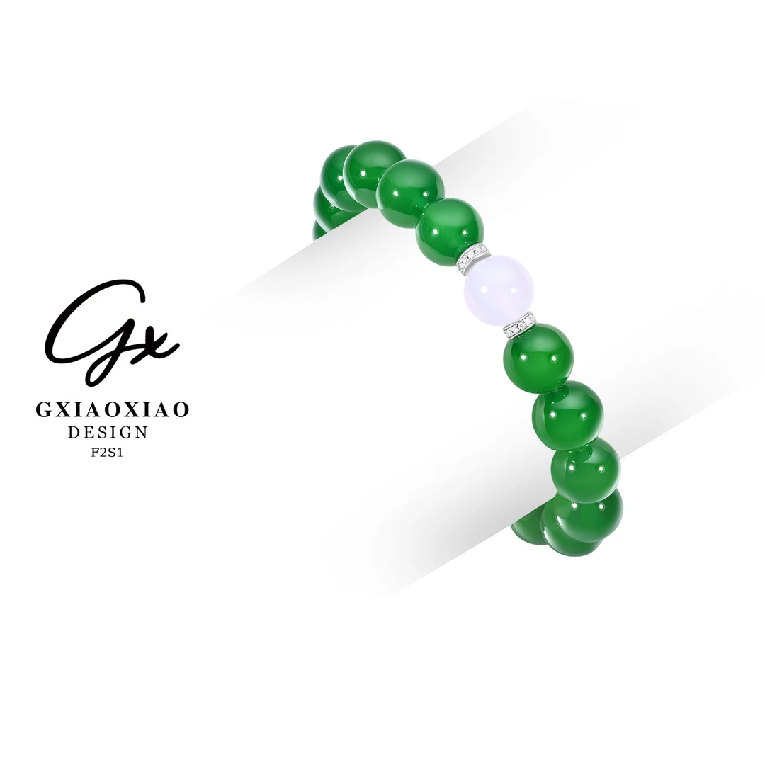 G XIAOXIAO 【绿波澹淡】轻奢时尚高级感气质手链 F2S1