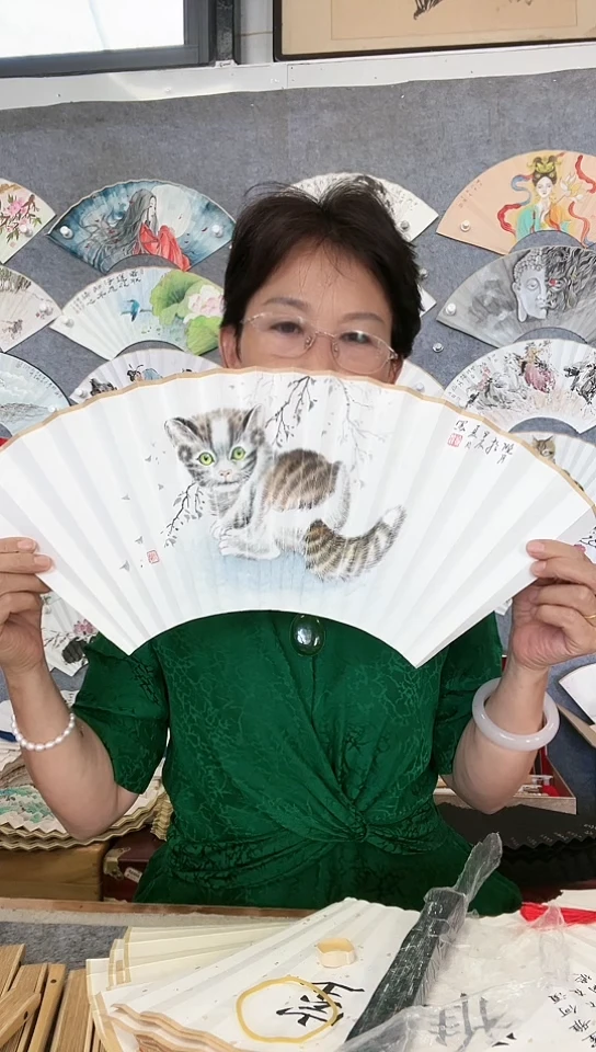 【闪购商品】扇子95寸18方玉竹折扇