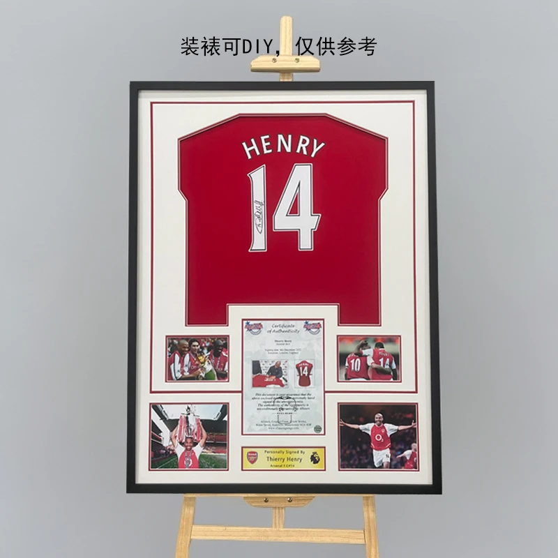 亨利签名球衣阿森纳复古/法国2021赛季球衣（含ALLSTAR证书）