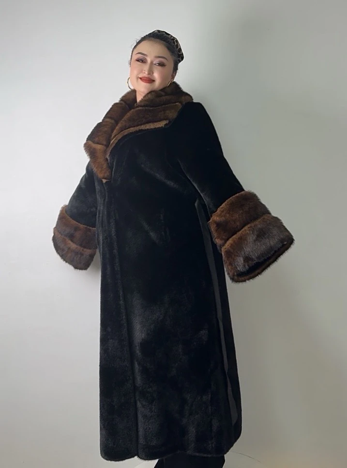 2024时尚长款轻奢长款休闲外套24102