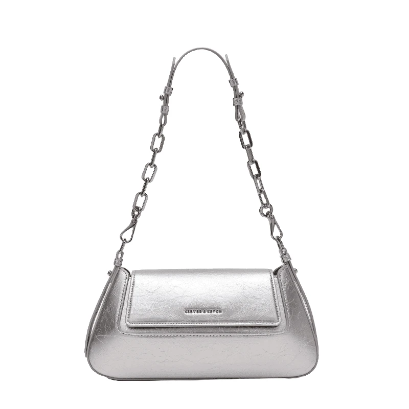 CLEVER质感简约链条包包女2024新款高级感百搭单肩腋下包