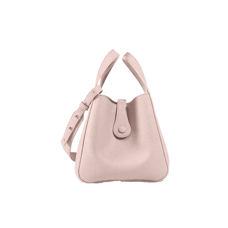 CLEVER简约通勤手提水桶包女2025新款百搭单肩斜挎菜篮子包