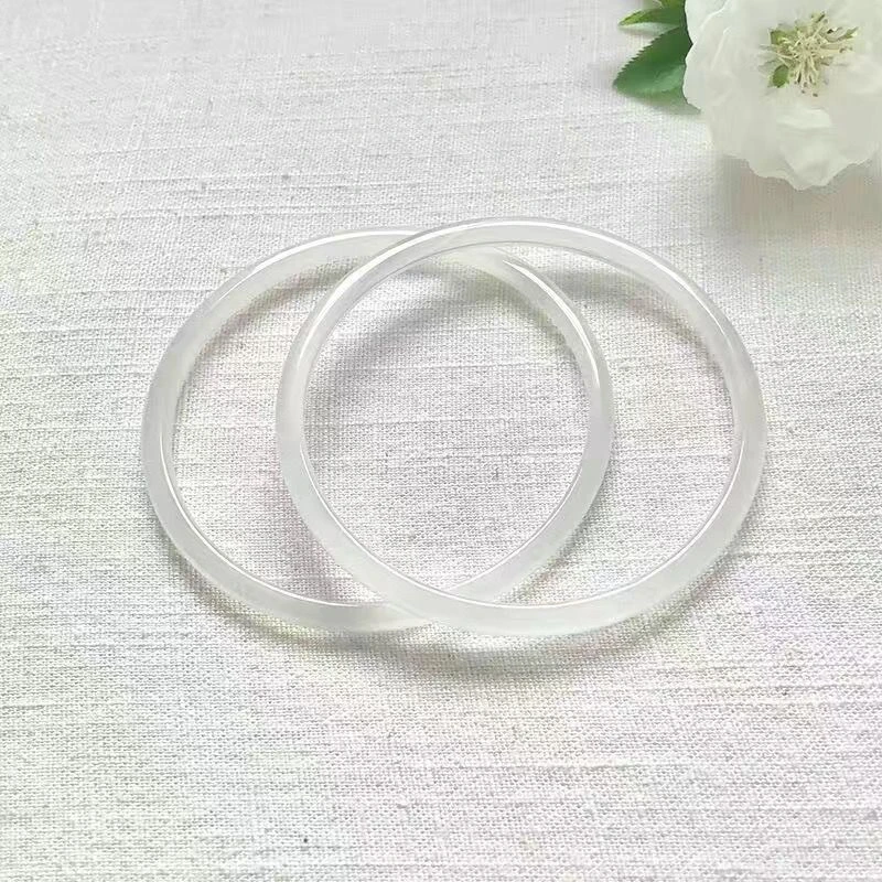 非金属玻璃手镯 琉璃仿玉手镯-叮当镯细款（有色差直播间看实物）
