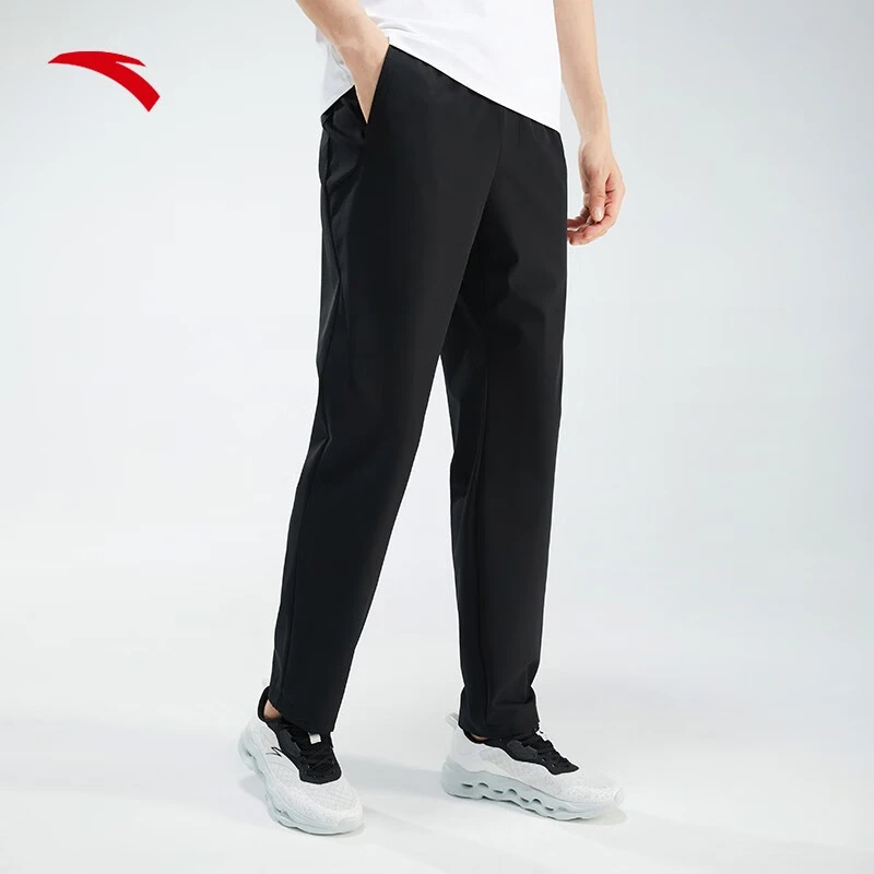 ANTA/安踏冰丝速干型动裤运动长裤男2023夏季透气运动152337510N