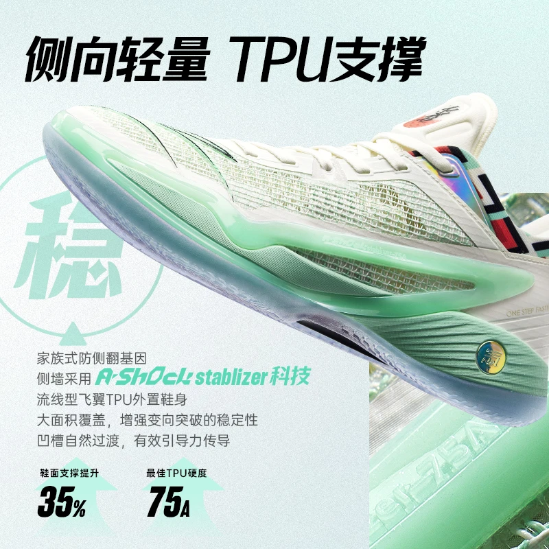轻狂4丨新款氮科技水泥克星透气轻质专业篮球鞋112321113