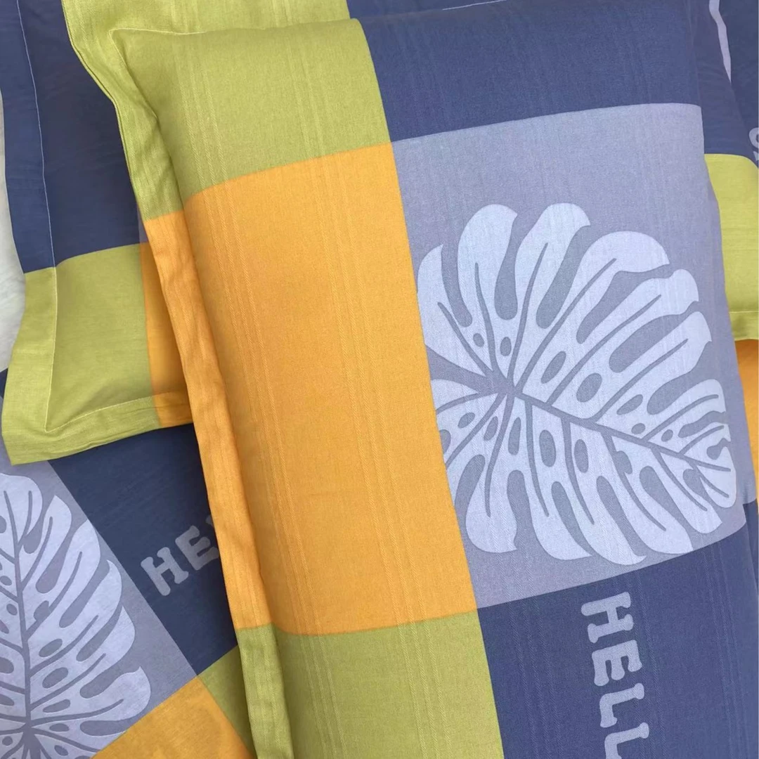 精品加厚枕套一对48*74（叶梦格调）