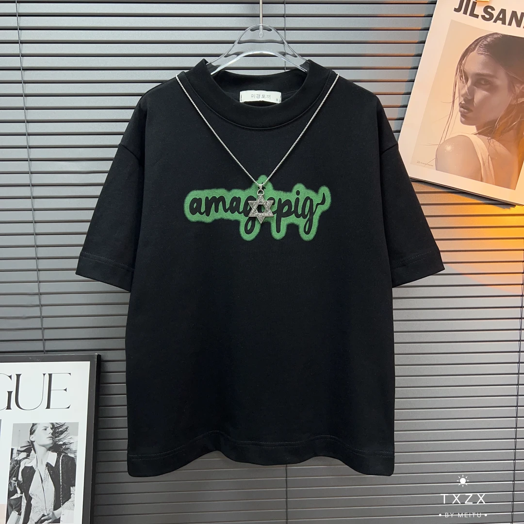 TX-24SDY36夏季新款中大童潮流字母印花痞帅短袖T恤潮裤百搭短裤