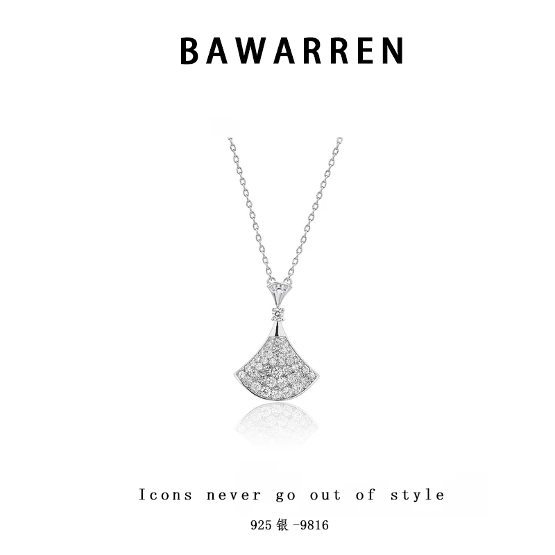 坠链均925银 9816-裙子精致项链小众欧美