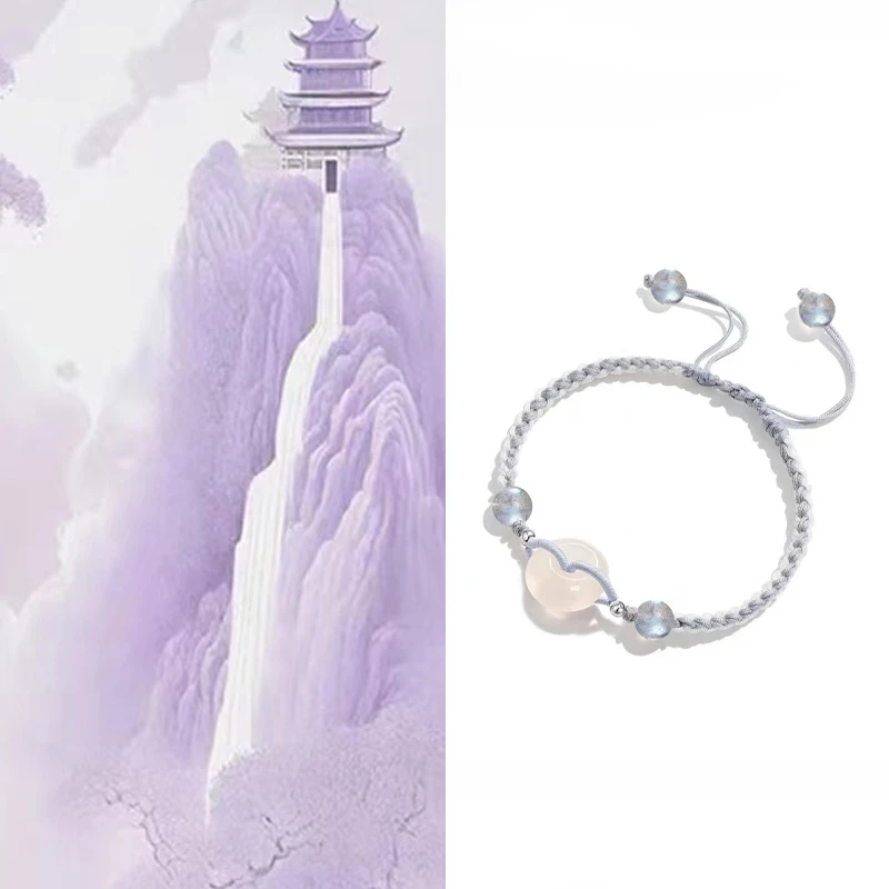铜合金布艺手链 8327-【紫气东来】气质百搭小众手链