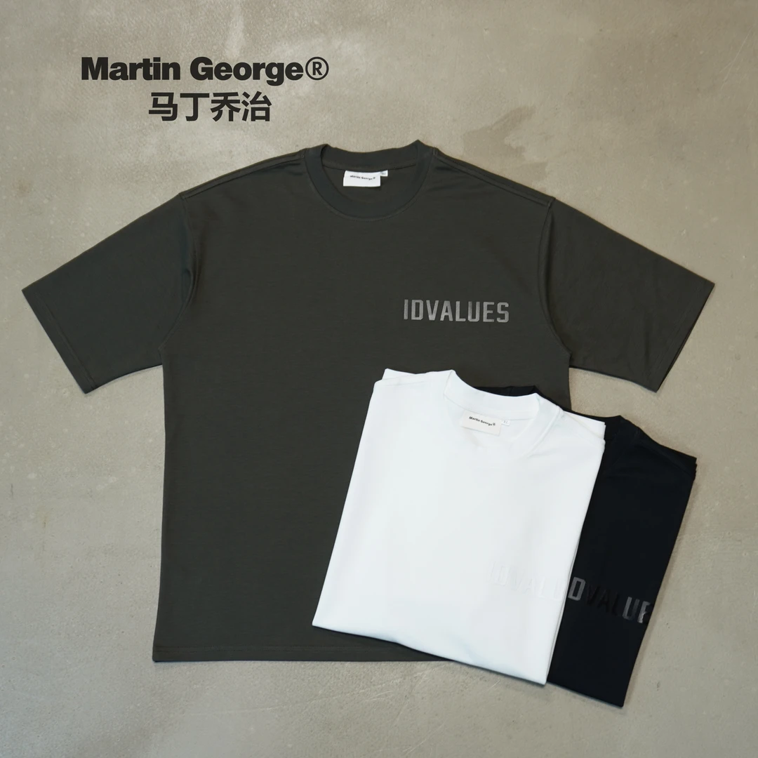 四眼仔推荐-OXFIN【新疆长绒棉+锦纶】235g凉感夏季短袖T恤宽松