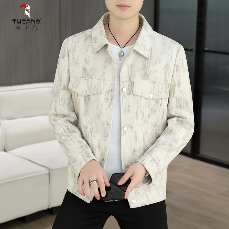TUCANO/啄木鳥秋季夹克男外套时尚潮流百搭休闲上衣春款男士外套