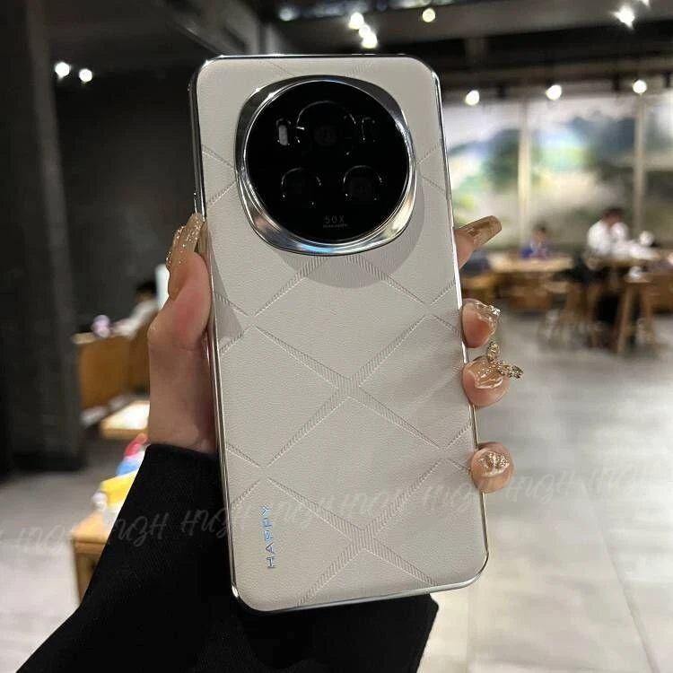 适用荣耀Magic7pro手机壳高品质星芒皮纹magic7纯色简约超薄硬壳