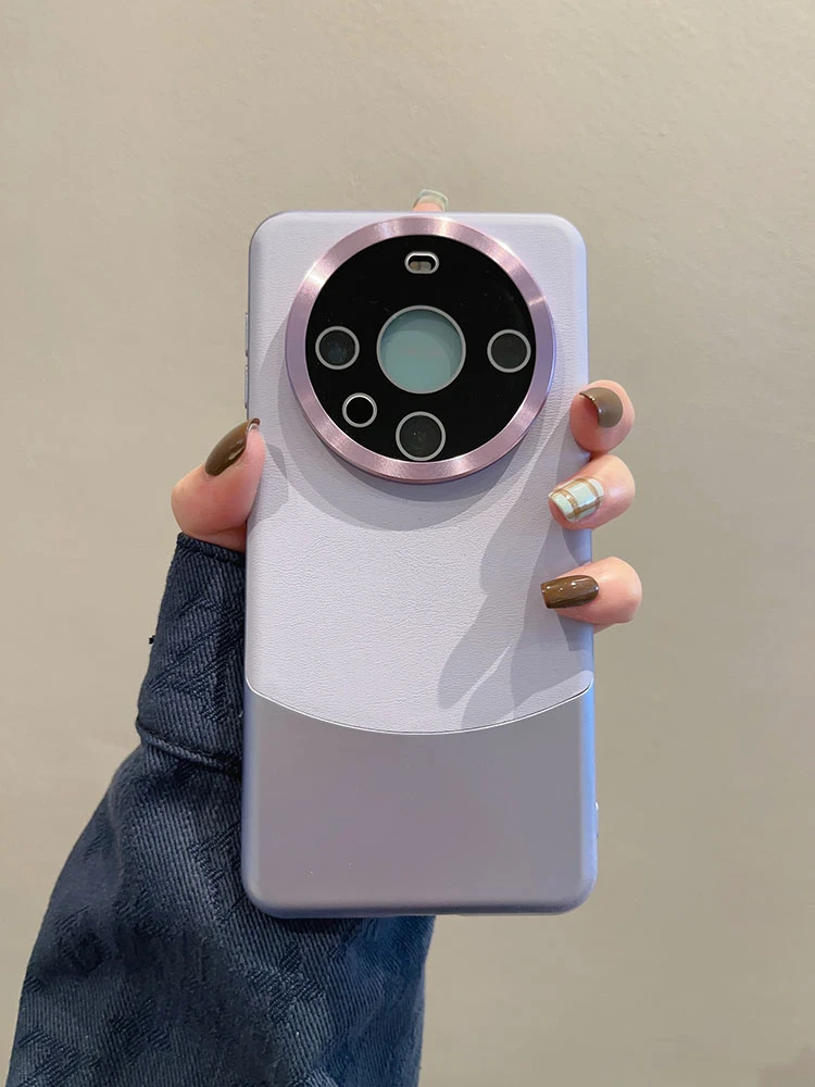 【拼接皮纹手感】华为mate40pro手机壳遥遥领先mate60Pro＋时尚简ins