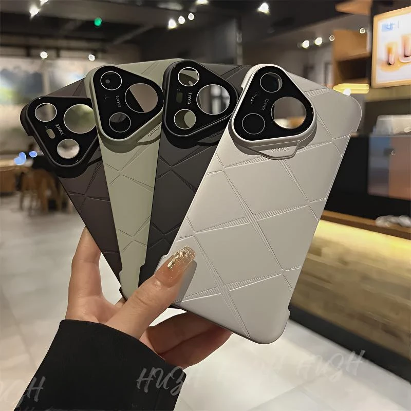 适用华为P70全包镜头超薄裸感壳星芒纹新款磁吸无边框Pura70Pro/+