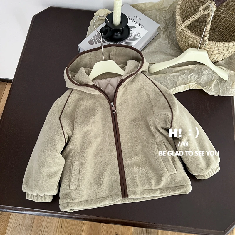 郝叔童品秋冬新款2024潮流儿童外套时尚洋气男宝宝上衣潮HJ4319