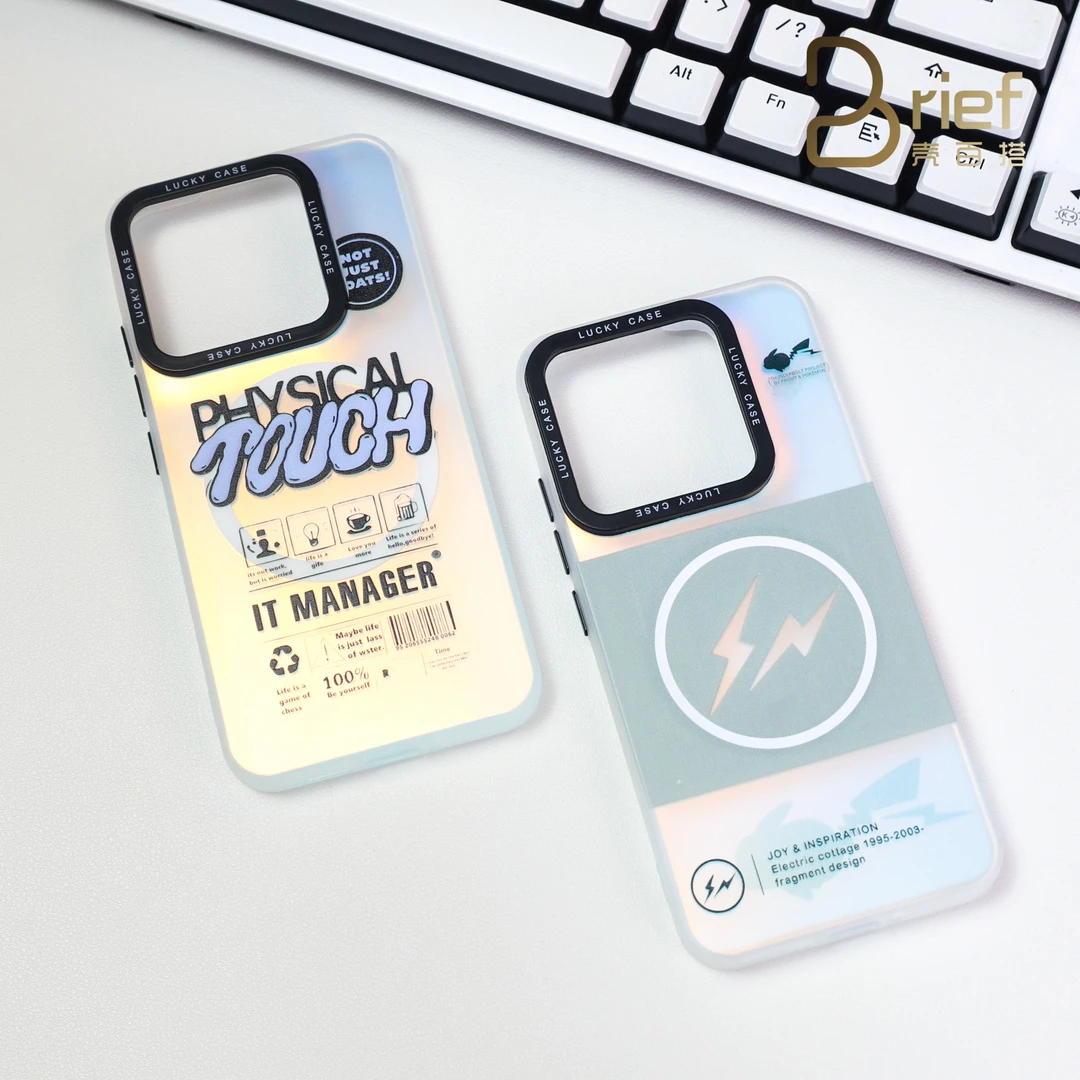 百搭 小米15磁吸闪电皮卡丘个性14U渐变 创意小众tag大孔防摔壳