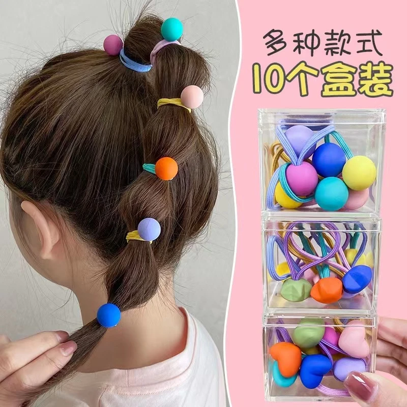 可爱儿童高颜值高弹头绳（款式随机到手20根）