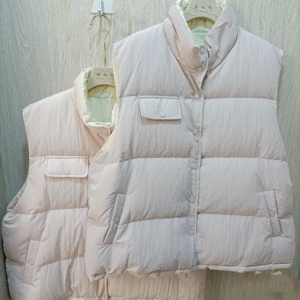 胖向向冬装新款（200斤以内穿）12666简约大方款宽松百搭马夹