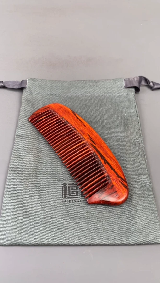 【闪购商品】檀香紫檀（小叶紫檀）把件印度小叶紫檀 梳