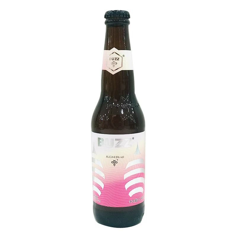 蜂狂精酿 白桃乌龙西打啤酒 330ml/瓶