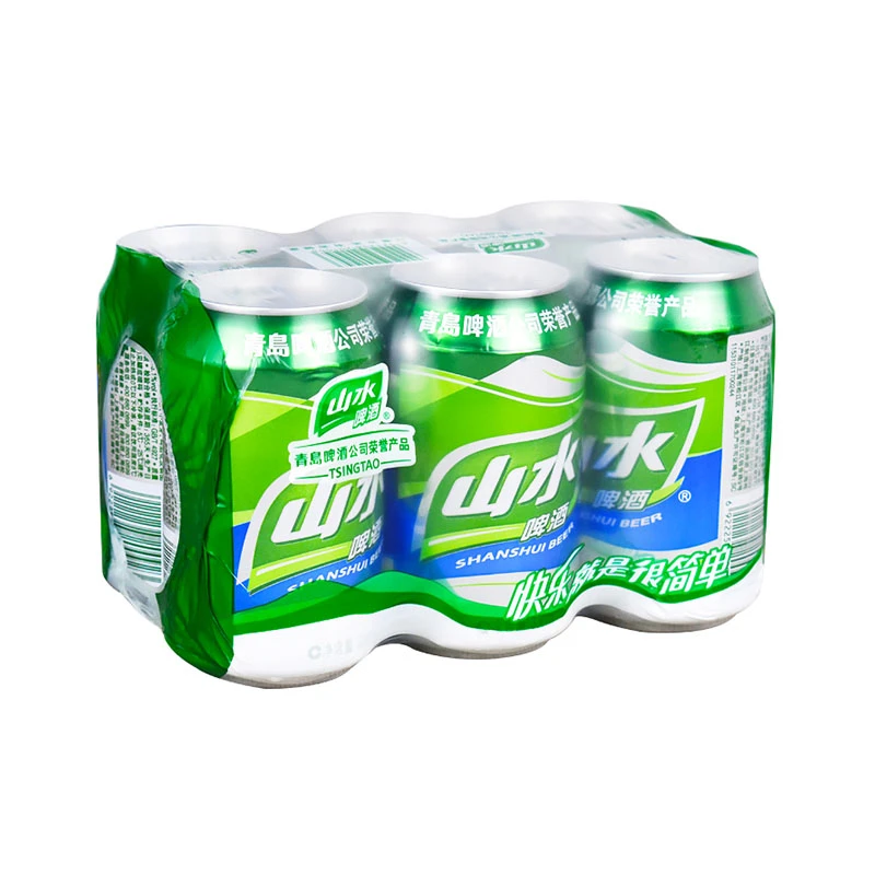 青岛山水啤酒六连包330ml*6